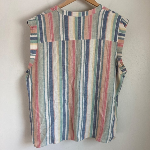 FDJ  French dressing Jeans linen blend top - Picture 2 of 7